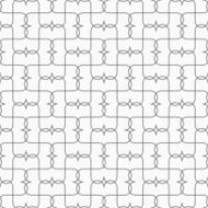 Slim gray pointy grid