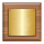 Gold plate