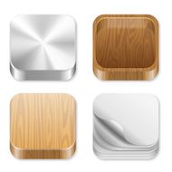 Icon blank design templates for your application