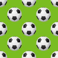 Vector seamless soccer pattern