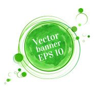 Watercolor banner N10