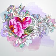 Decorative floral background N37
