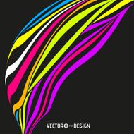 Vector abstract waves background N13