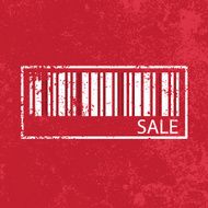 sale vintage abstract grunge red background illustration vector