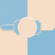Seamless abstract retro pattern Stylish geometric background N19