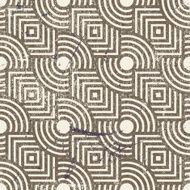 Vintage geometric seamless background old vector repeat pattern N6