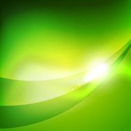 Glowing green background