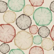 Colorful stylish cut log butt seamless background