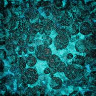 turquoise bacterium like background for compositions