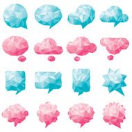 Collection of various Speech bubbles set N2