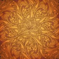 Ethnic round ornament N2