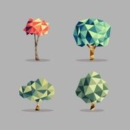 Triangle abstract tree set N2