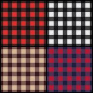 Set of lumberjack plaid seamless patterns N2