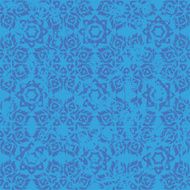 old shabby blue wall
