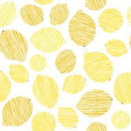 Seamless lemon texture Endless citrus background Harvest fruit ornament