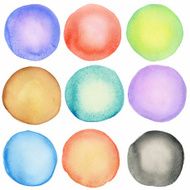 Watercolor circles N2
