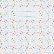 Text frame Traditional Japanese Embroidery Ornament Rhombus motif Seamless pattern