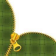Zipper on tartan N2