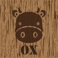 ox and cow sign