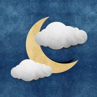 Weather grunge recycled papercraft stick N4