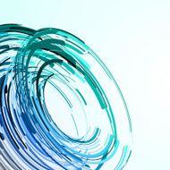 Futuristic abstract shape illustration N8