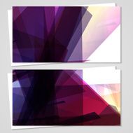 Vector business-card set for your design N384