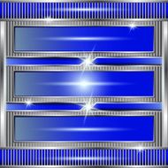 Blue metallic background