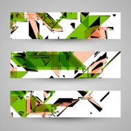 Abstract banner backgrounds
