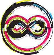 Colorful Grunge Symbol N117