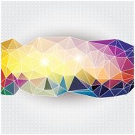 Abstract geometric colorful background pattern design elements vector illustration N33