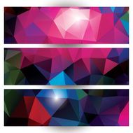 Abstract geometric colorful background pattern design elements vector illustration N34