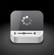 Icon for streaming media