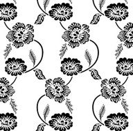 Flower pattern Design for fabric Lines with flowers Beautiful background