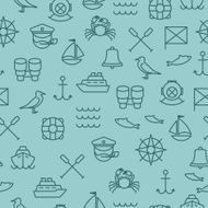 Nautical Seamless Pattern N14