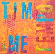 artwork with printed words