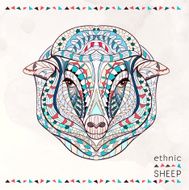 Patterned head of the sheep N4