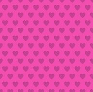 Tileable valentine's day heart patterned background