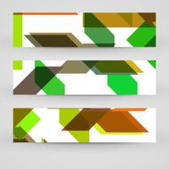 Vector banner set for your design N153