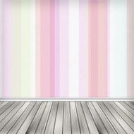 empty room interior with wallpaper N8