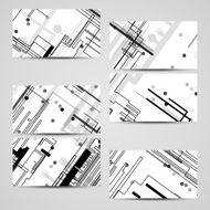 Vector business-card set for your design N386