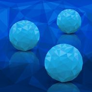 Abstract background in modern triangle style