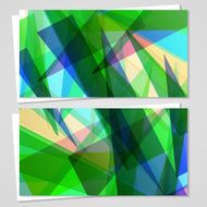 Vector business-card set for your design N394