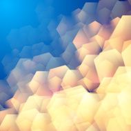 Abstract backgrund with hexagonal elements