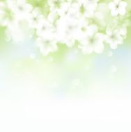 Abstract blur floral paint background vector illustration