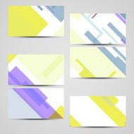 Vector business-card set for your design N404