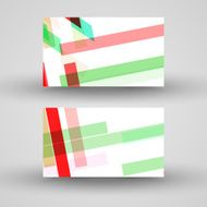 Vector business-card set for your design N406