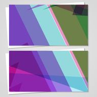 Vector business-card set for your design N408