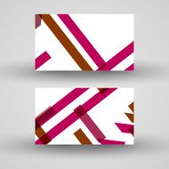 Vector business-card set for your design N411