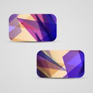 Vector business-card set for your design N412