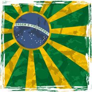 Abstract brazilian grunge background N2